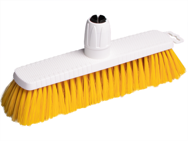 Hygiene-Besen mit DIN-Gewinde 30 cm weich, gelb – Art-Nr.: 912325.04